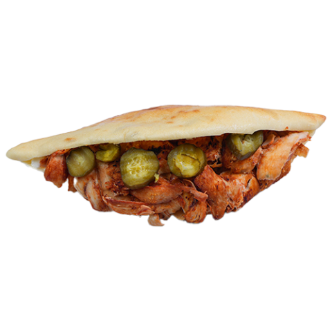 شاورما دجاج خبز عراقي